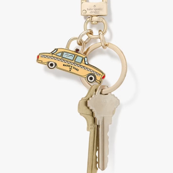 Kate Spade Taxi Keychain, New with tag - Picture 3 of 11